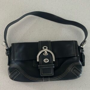 Coach Leather Shoulder Bag
